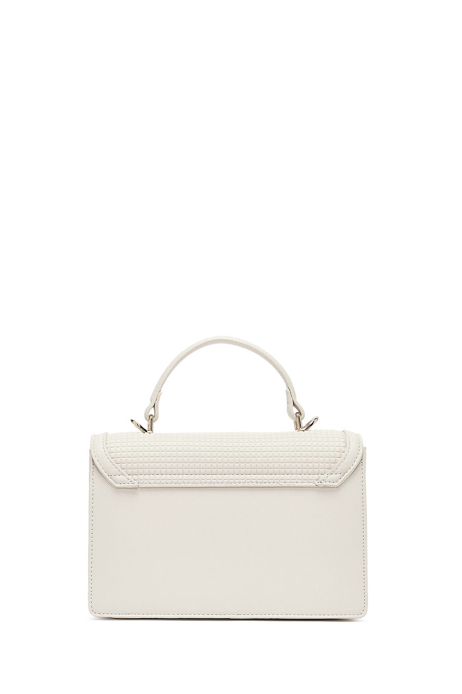 Women's Cream Long Strap Printed Crossbody Bag