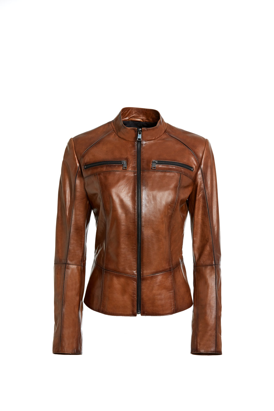 Eva Women's Leather Jacket 20SGD5453TD | Derimod