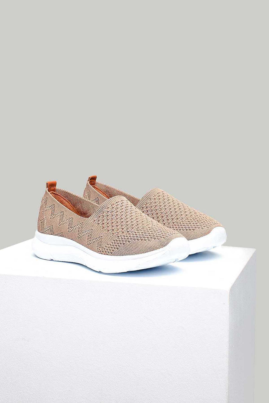 Vizon Kumaş Kadın Sneaker
