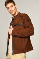 Dybala Men's Leather Jacket | Derimod