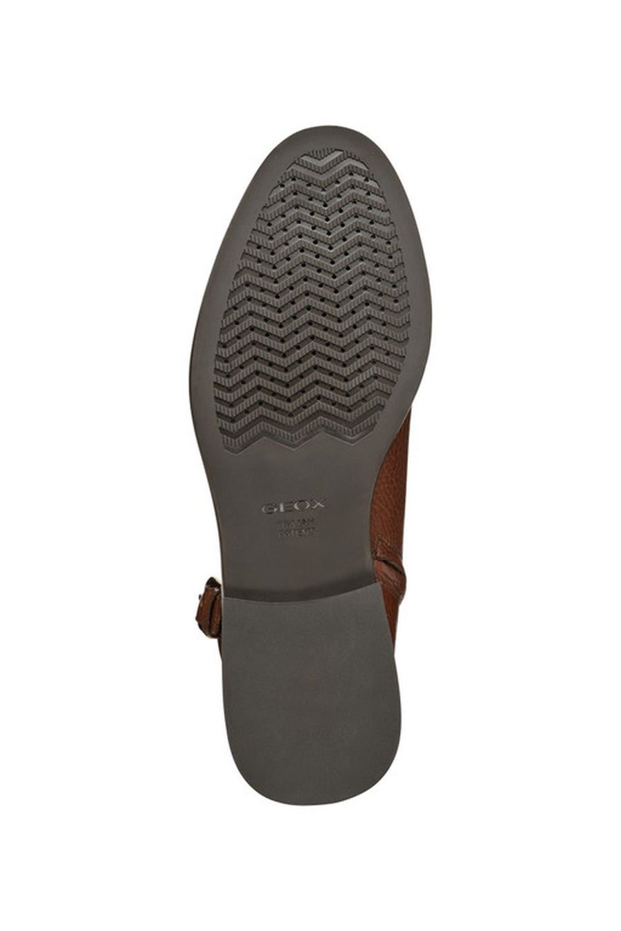 Geox Women's Brown Tormalina Zippered Leather Boots