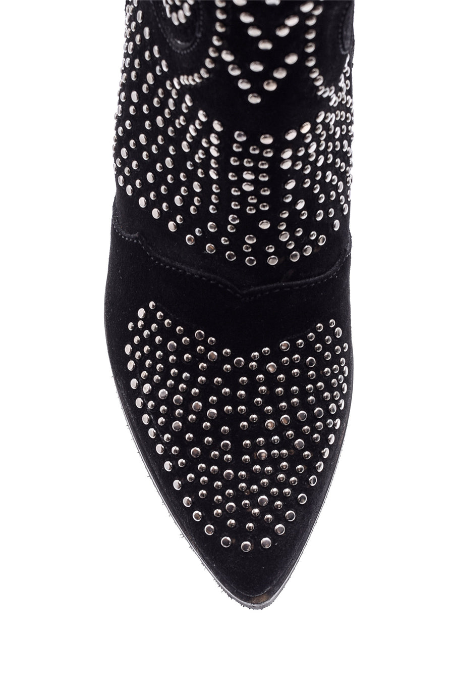 Women's Studded Suede Leather Boots