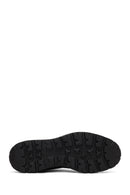Men's Brown Zipper Leather Boot | Derimod