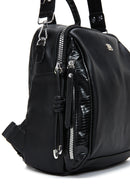 Woman Black Long-Strap Backpack | Derimod