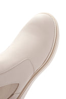 Women's Beige Thick Soled Chelsea Boots | Derimod