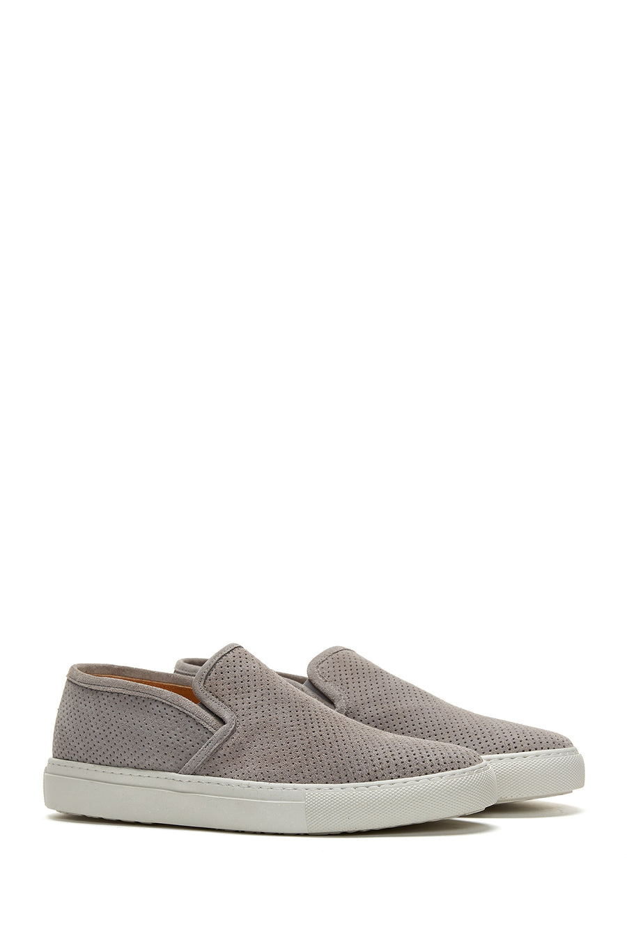 Men's Gray Suede Leather Sports Loafer