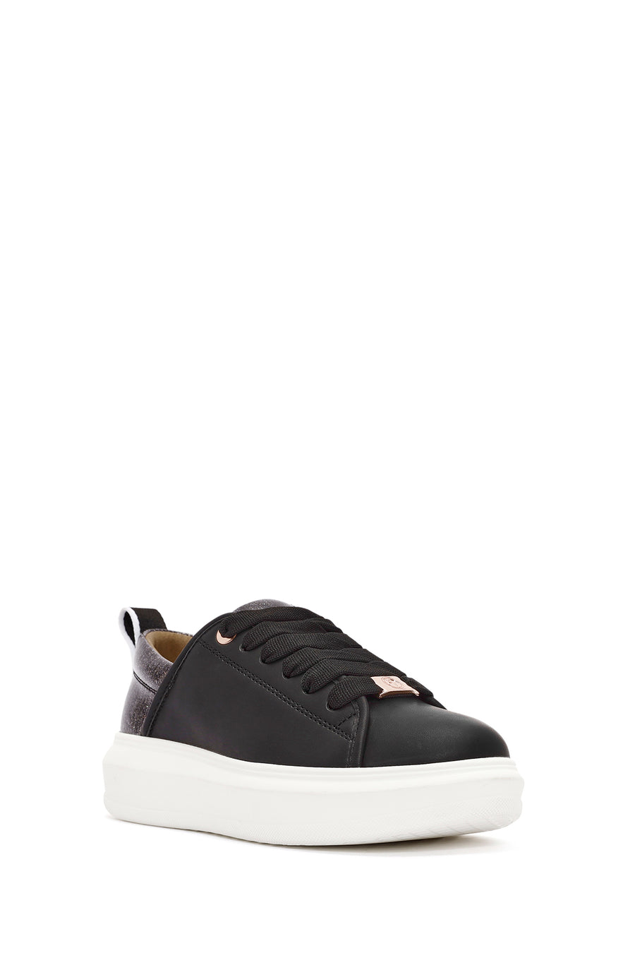 ACBC x Derimod Women's Black Lace-Up Chunky Sole Sneakers
