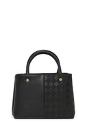 Women's Black Long Strap Printed Classic Shoulder Bag | Derimod