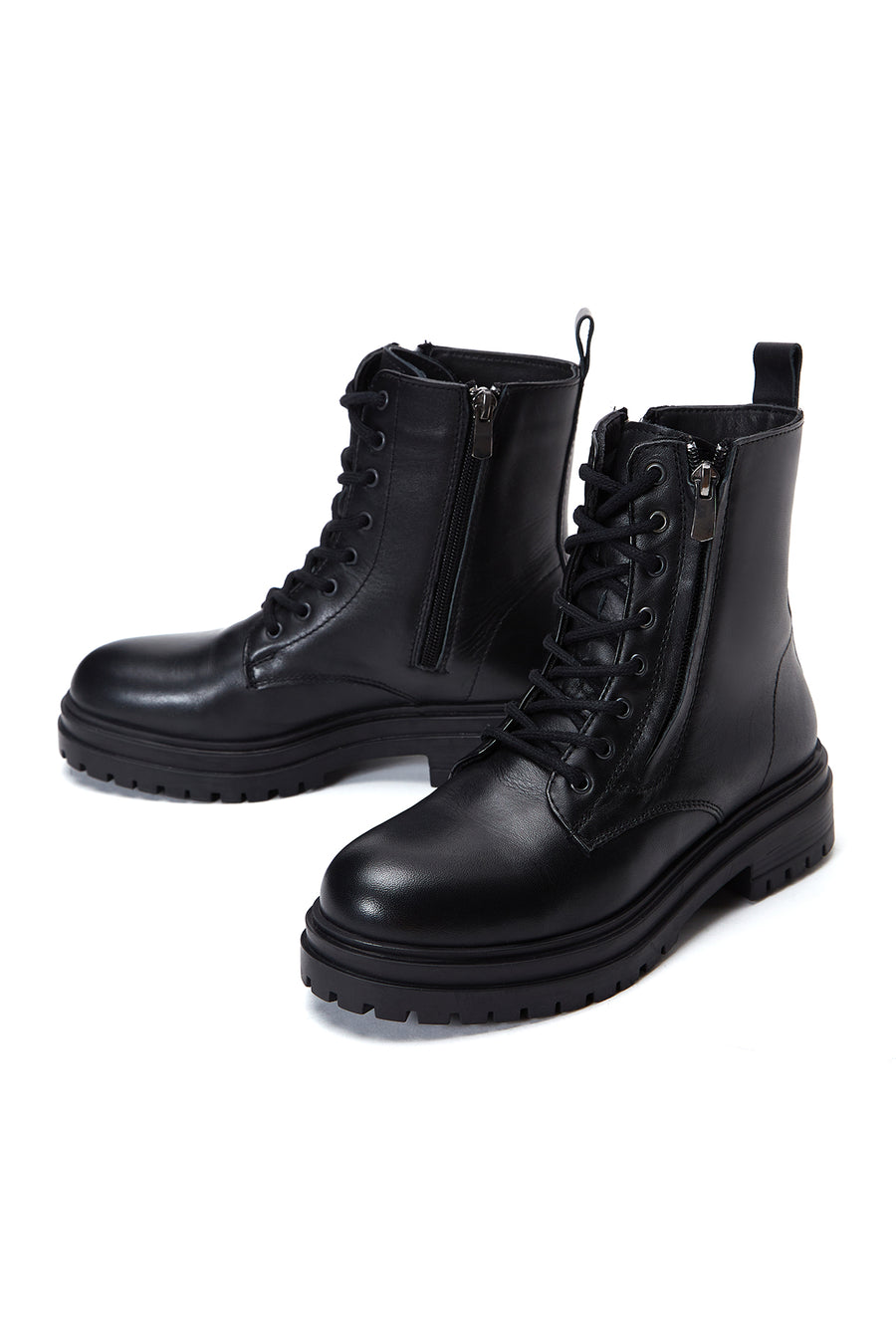 Women's Black Leather Boots