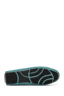 Men's Blue Suede Leather Casual Loafer | Derimod