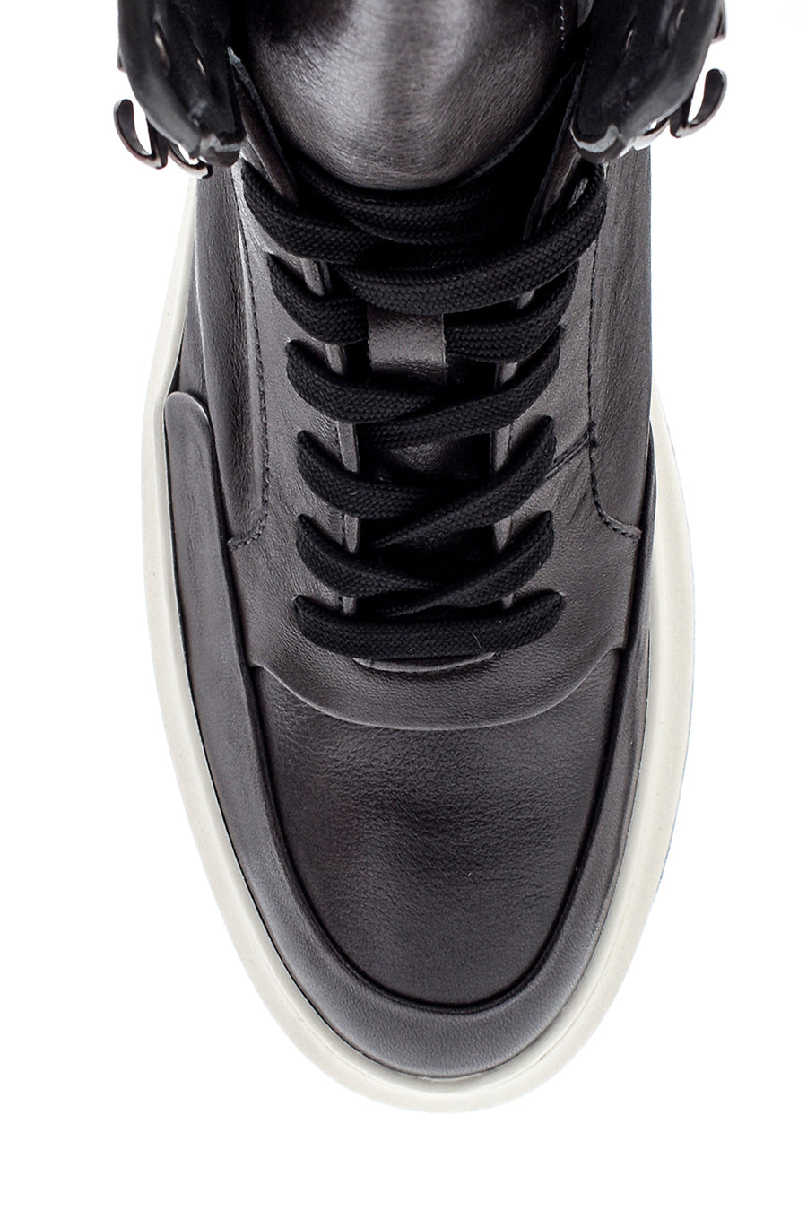 Men's Leather High-top Sneaker
