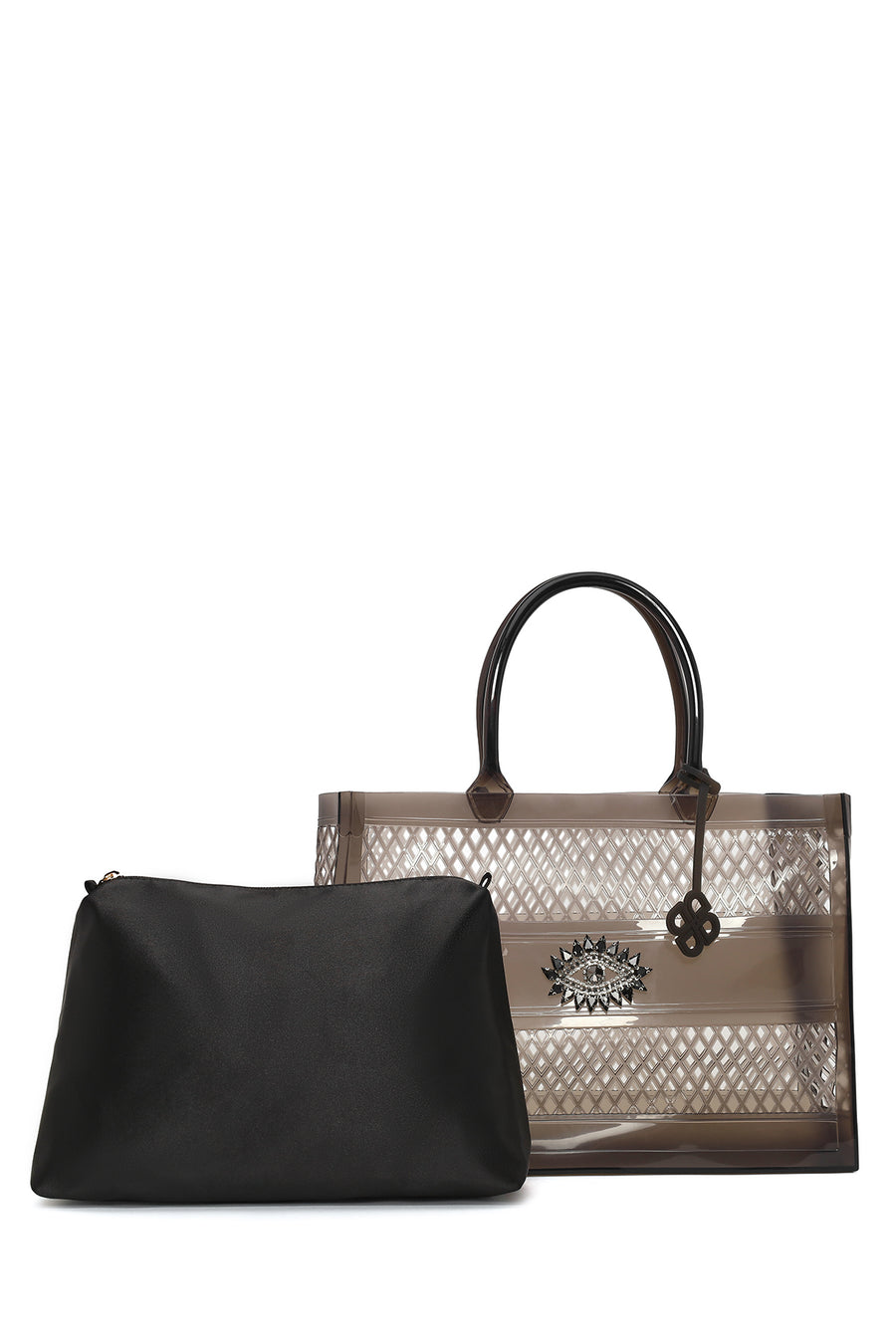 Women's Black Jelly Shoulder Bag