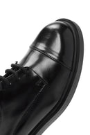 Women's Black Lace-up Leather Classic Shoe | Derimod