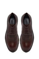 Men's Brown Lace Up Leather Casual Shoes | Derimod