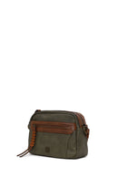 Woman Khaki Crossbody Bag with Long Strap | Derimod