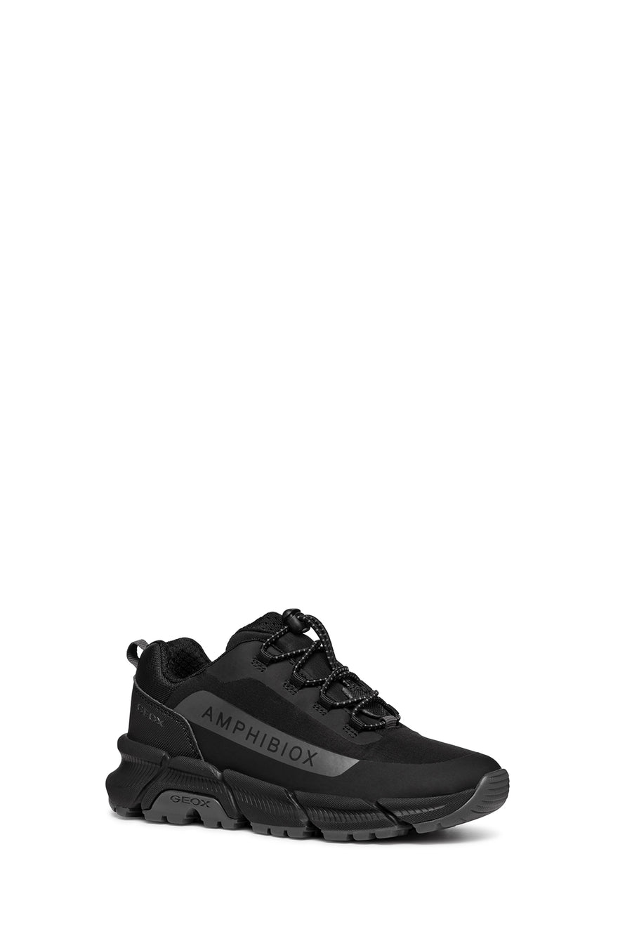 Geox Erkek Çocuk Siyah Flexyper Plus Abx Bağcıklı Waterproof Sneaker