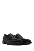 Erkek Siyah Deri Casual Loafer | Derimod
