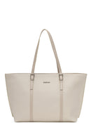 Woman Cream Classic Shoulder Bag | Derimod