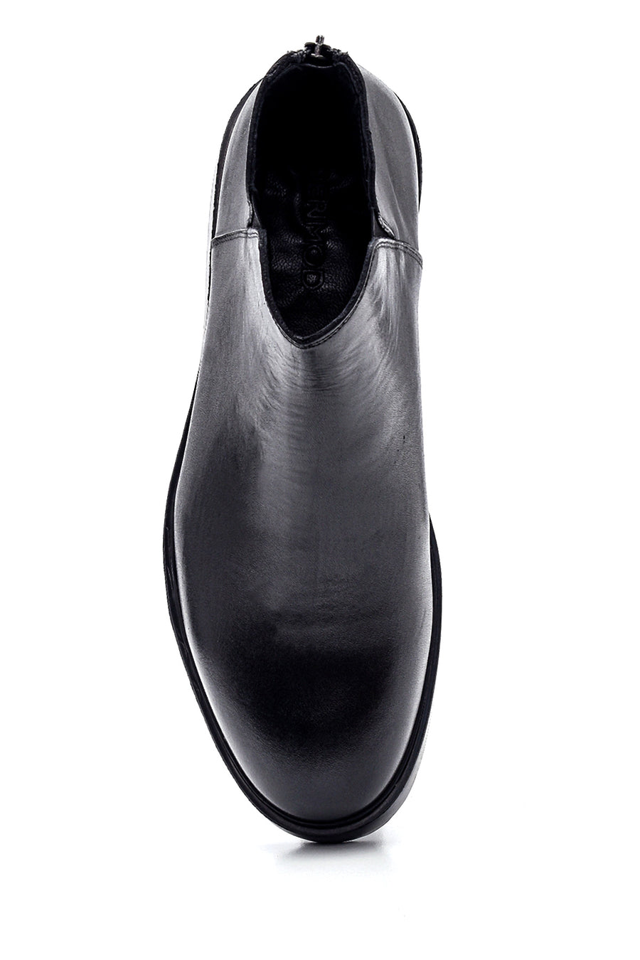 Men's Leather Casual Zipper Boots