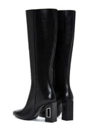 Women's Leather Heeled Boots | Derimod