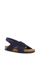 
Geox Women Navy Blue Nubuck Leather Slippers
 | Derimod