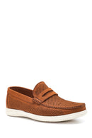 Men's Leather Nubuck Loafer | Derimod