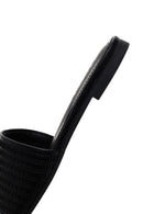 Women's Black Patterned Slippers | Derimod