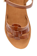 Women's Crocodile Patterned Sandals | Derimod