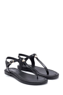 Women's Casual Patent Leather Sandals | Derimod