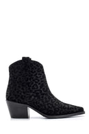 Women's Suede Leather Heeled Boots | Derimod