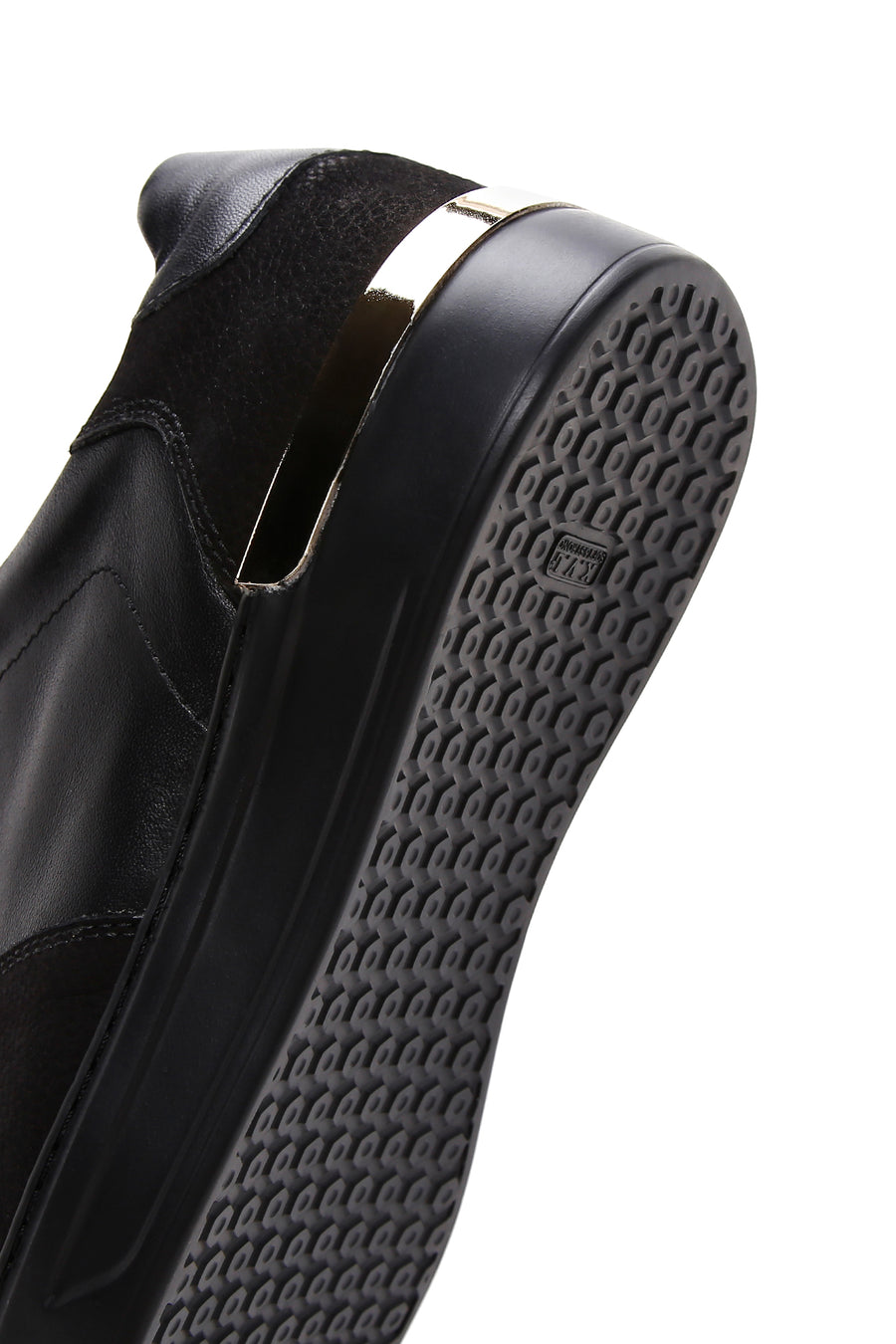 Erkek Siyah Deri Sneaker