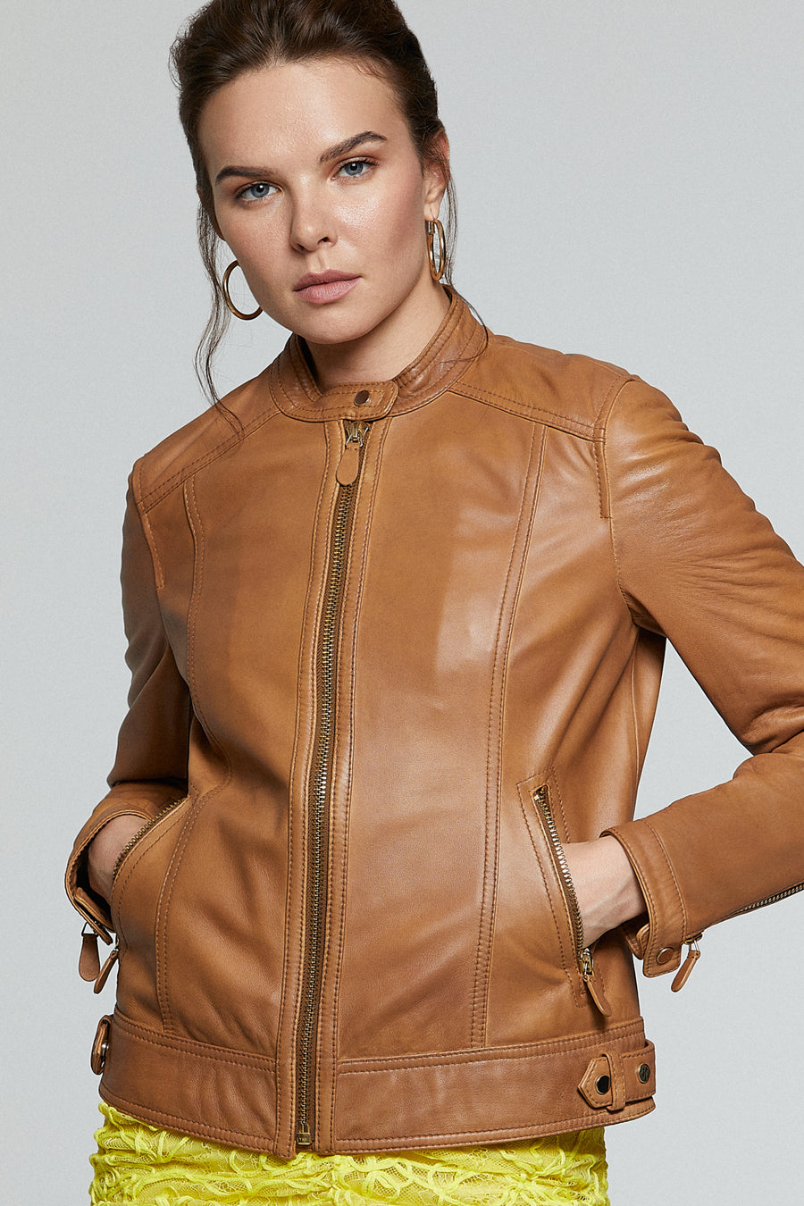 Aida Women's Leather Jacket