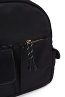 Woman Black Fabric Backpack | Derimod