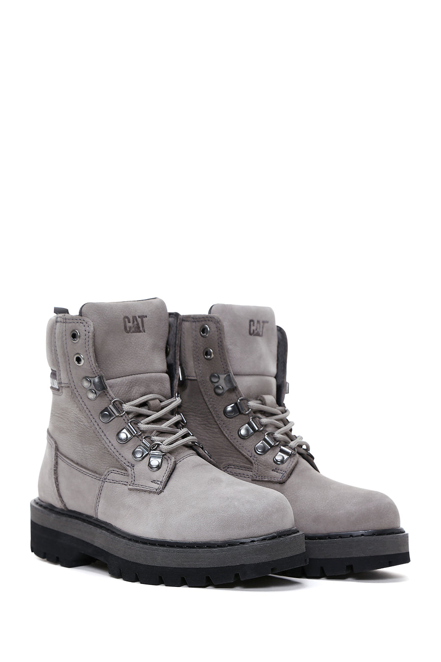 Caterpillar Women's Gray Sophist Nubuck Leather Boots