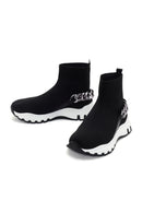 Kadın Siyah Kalın Tabanlı Bilekli Sneaker | Derimod
