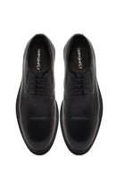 Men's Black Lace-Up Leather Classic Shoe | Derimod