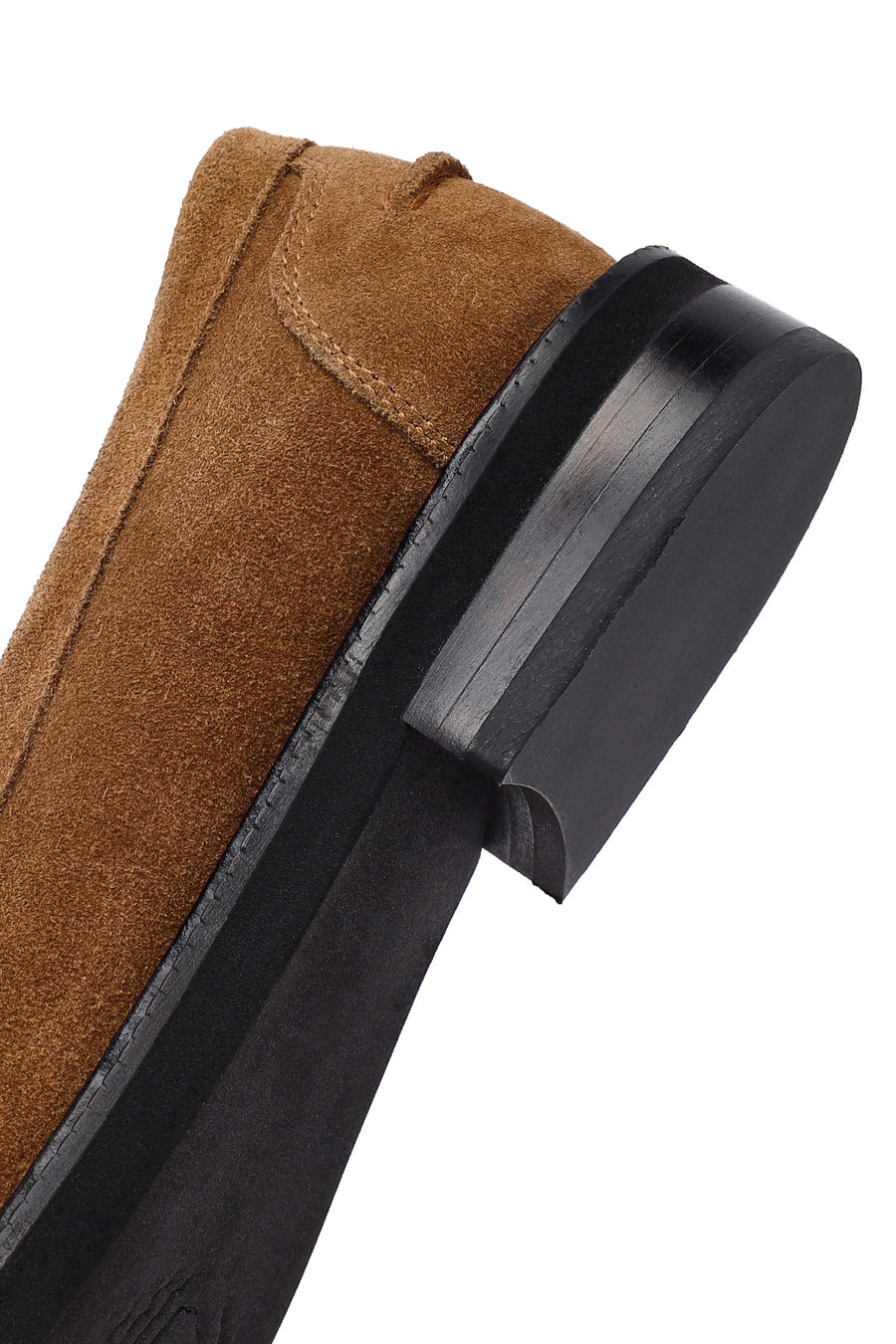 Woman Mink Suede Leather Masculine Loafer