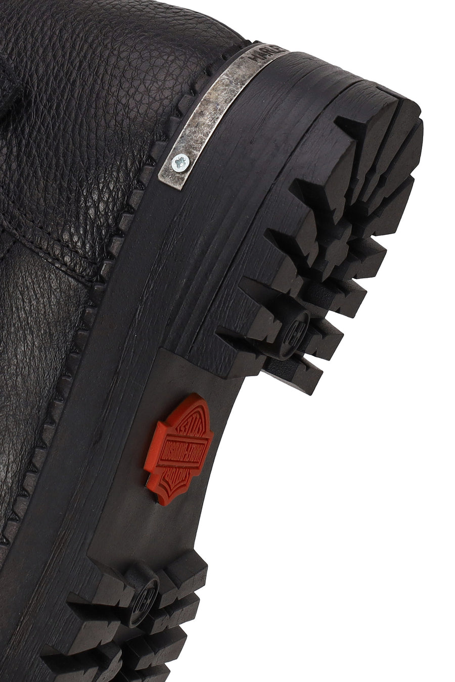 Harley Davidson Woman Black Joel Zip Closure Leather Boot