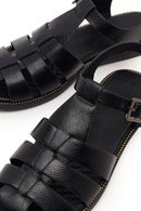 Women's Black Ankle Buckle Sandals | Derimod
