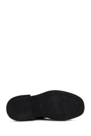 Women's Black Striped Patent Leather Ballerinas | Derimod