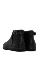 Women's Black Leather Comfort Boots | Derimod