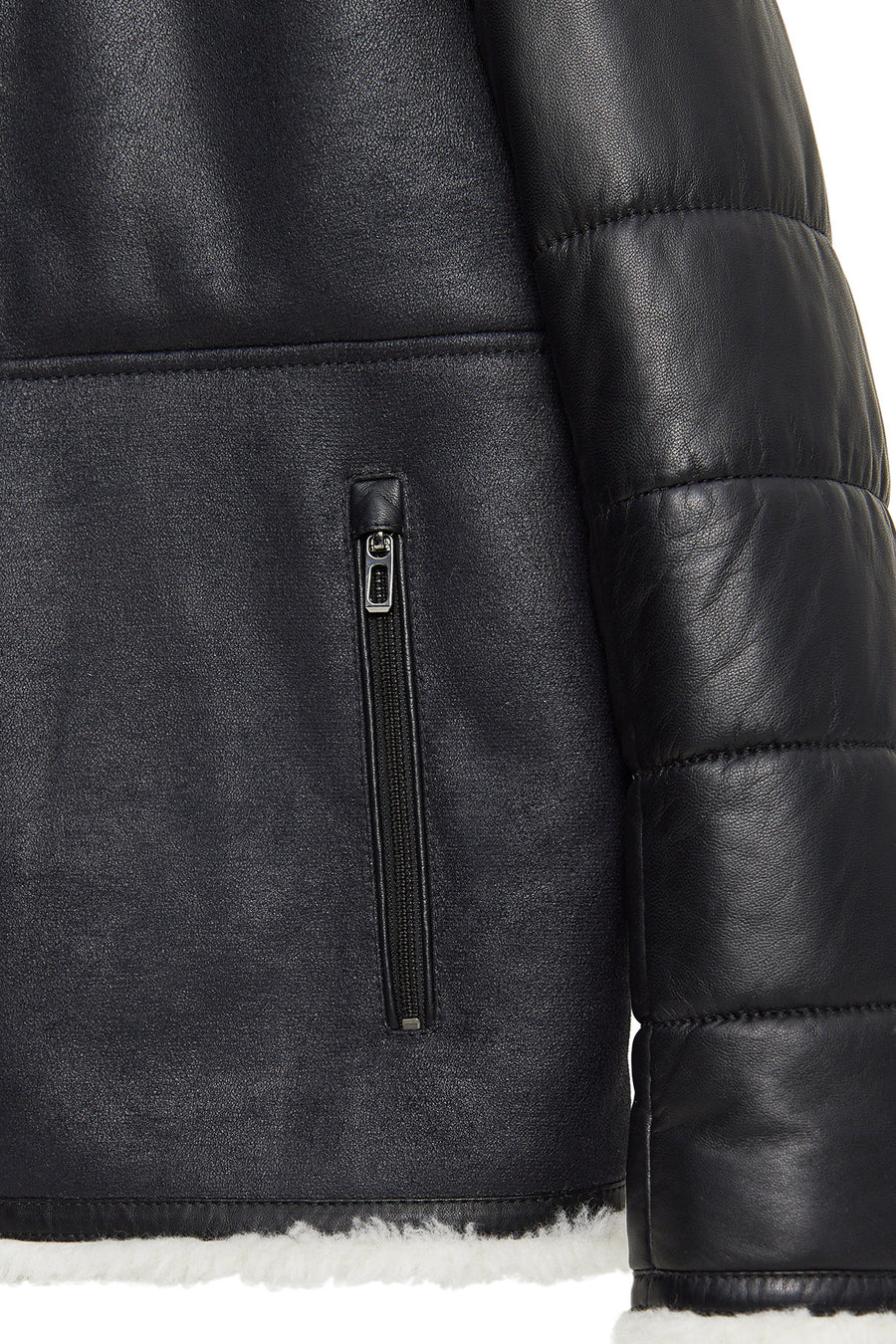 Zermatt Men's Black Teddy Coat