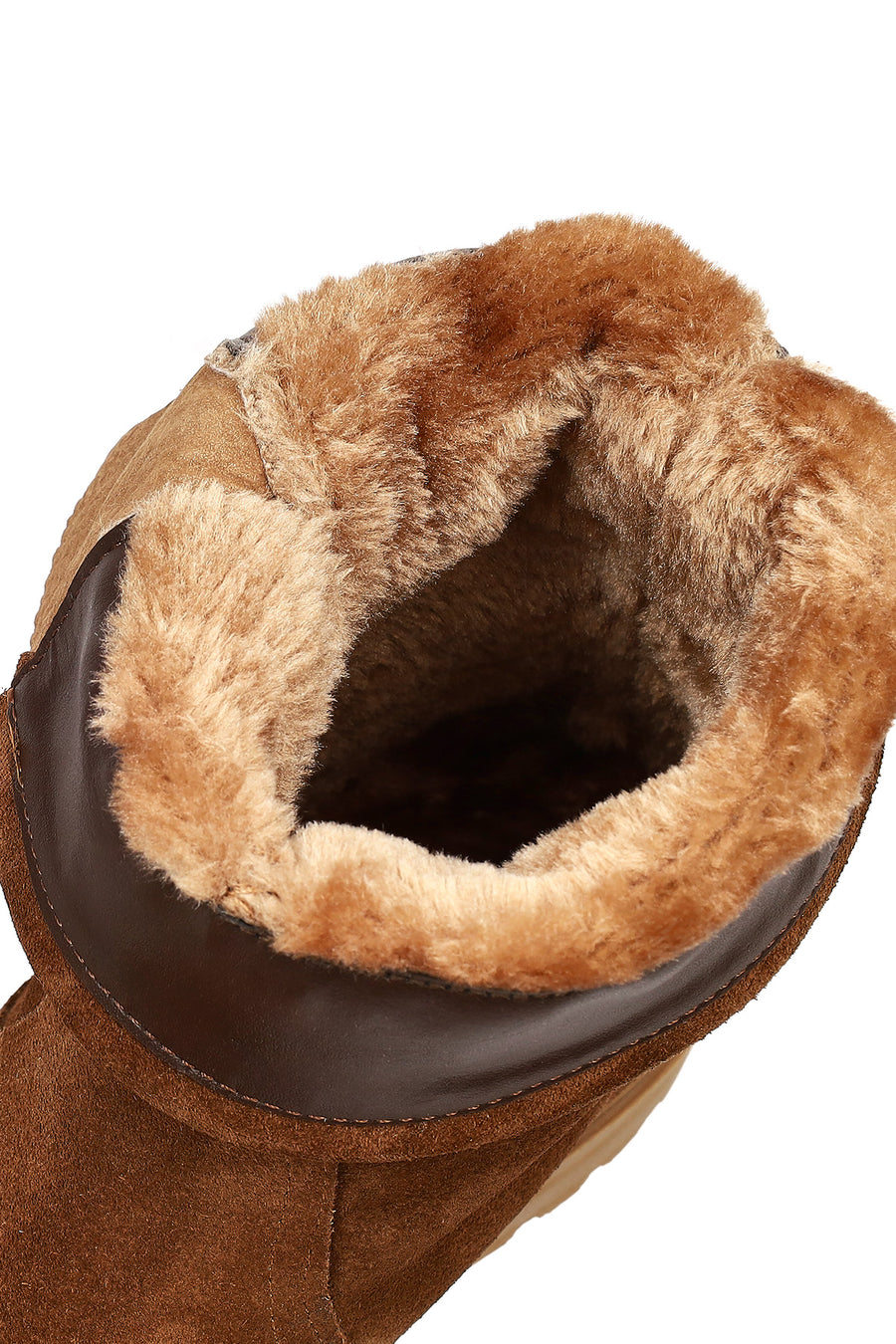 Women's Tan Suede Leather Boots
