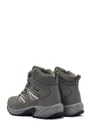 Derimod Dry Men's Grey Laced Waterproof Leather Outdoor Boots | Derimod