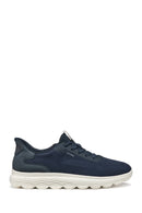Geox Erkek Lacivert U Spherica Plus A - Knit.Te + Sy Bağcıklı Sneaker | Derimod