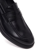 Erkek Siyah Deri Casual Loafer | Derimod