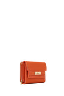 Women's Orange Printed Wallet | Derimod