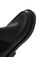Women's Black Leather Chelsea Boots | Derimod