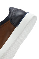 Men's Tan Lace-up Leather Sneaker | Derimod