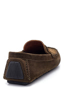 Erkek Yeşil Süet Deri Loafer | Derimod